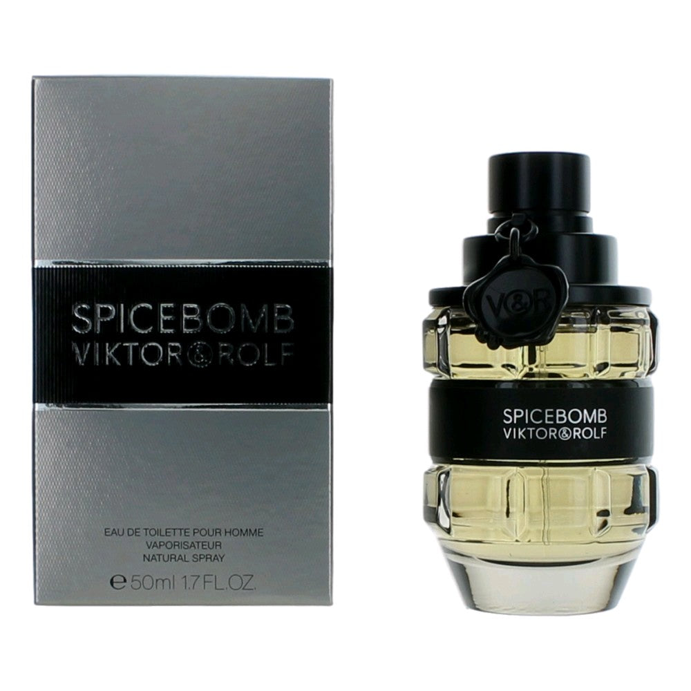 Bottle of Spicebomb by Viktor & Rolf, 1.7 oz Eau De Toilette Spray for Men